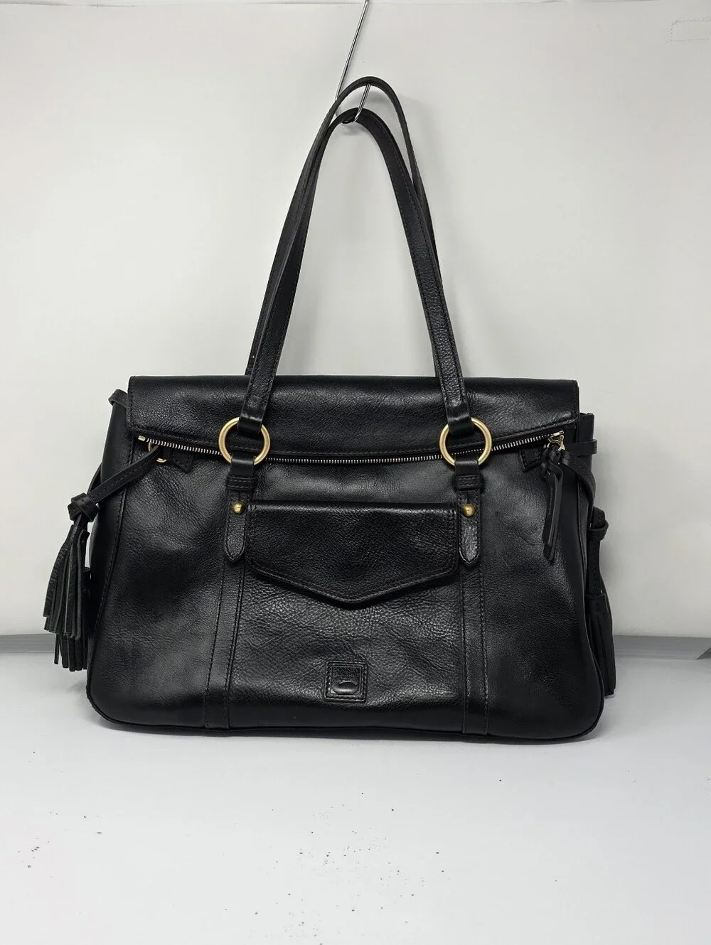 Dooney & Burke Florentibe Smith Bag And Wallet. EUC Black Leather